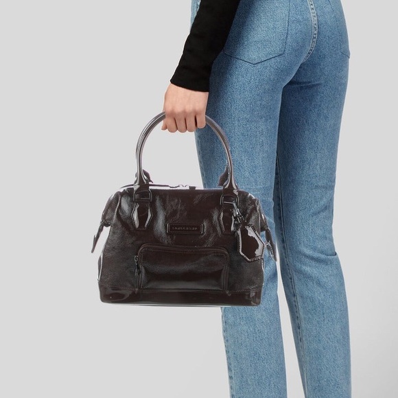 Longchamp Legende Verni black patent leather - Picture 9 of 9